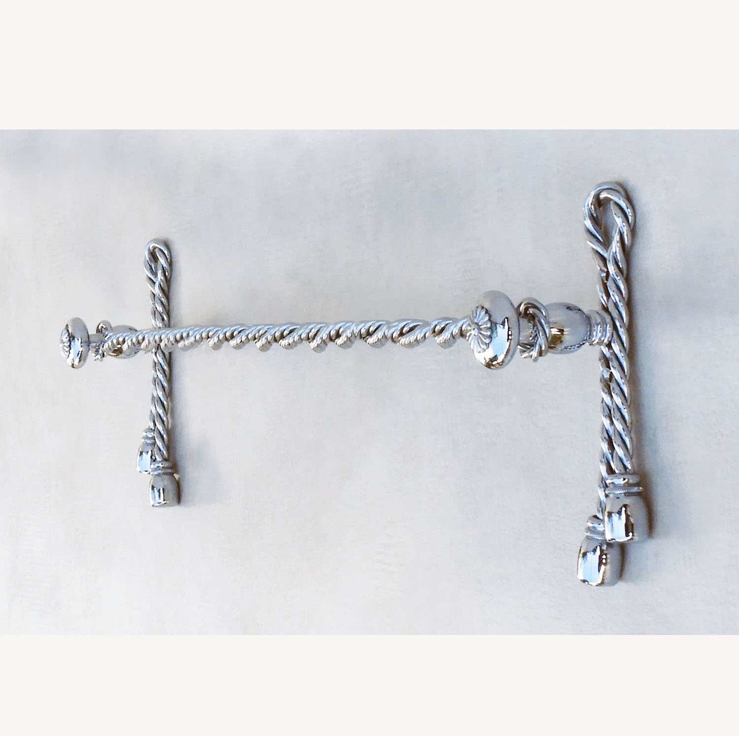 Rope and Tassel Towel Bar Maison Baguès C1970s France